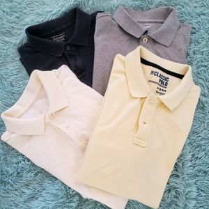 Three Old Navy Men's Polo Shirts